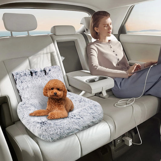 CozyPaw-Dog Car Seat with Cushion
