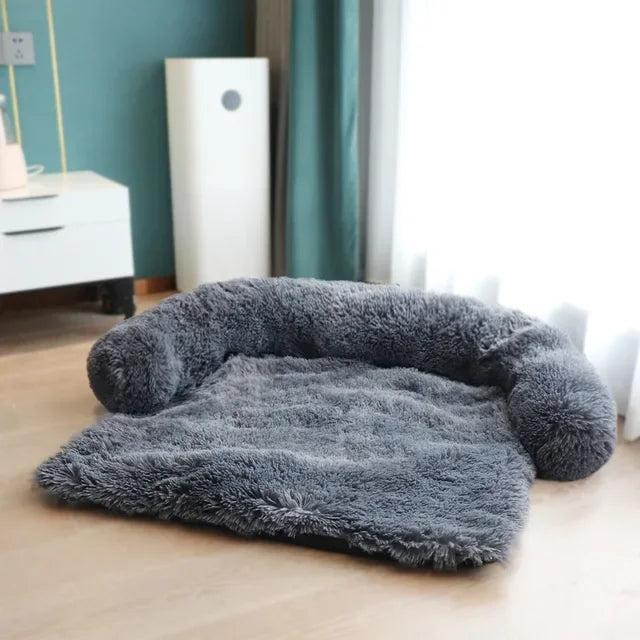 CozyPaw-Calming Pet Sofa Bed Cover