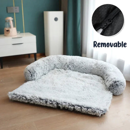 CozyPaw-Calming Pet Sofa Bed Cover