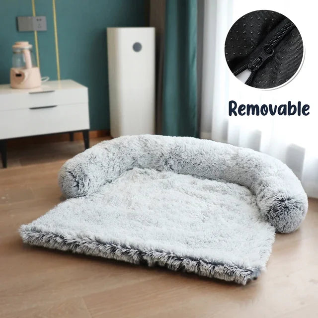 CozyPaw-Calming Pet Sofa Bed Cover