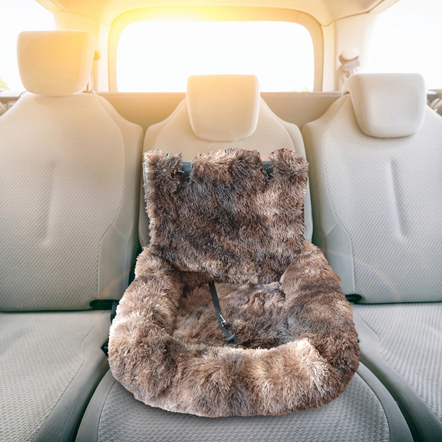CozyPaw-Dog Car Seat with Cushion