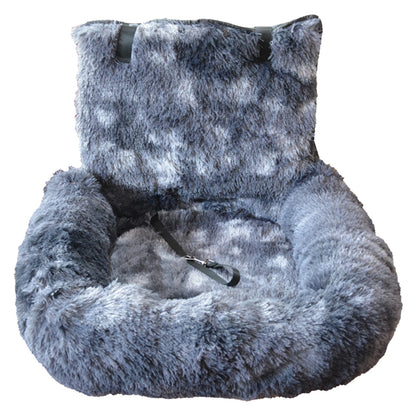 CozyPaw-Dog Car Seat with Cushion