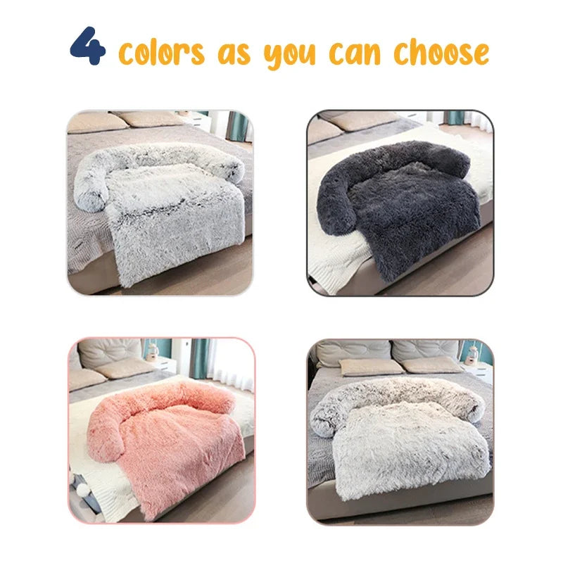CozyPaw-Calming Pet Sofa Bed Cover